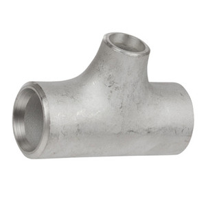 2 in. x 1-1/4 in. Butt Weld Reducing Tee Sch 10, 316/316L Stainless Steel Butt Weld Pipe Fittings