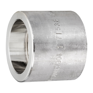 2 in. x 1-1/4 in. Socket Weld Reducing Coupling 316/316L 3000LB Forged Stainless Steel Pipe Fitting