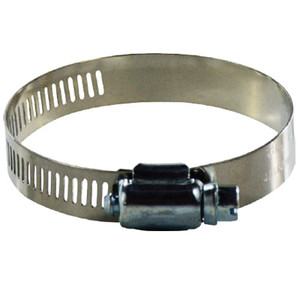 #72 Worm Gear Clamp, 316 Stainless Steel, 1/2 in. Wide Band Clamps, 600 Series