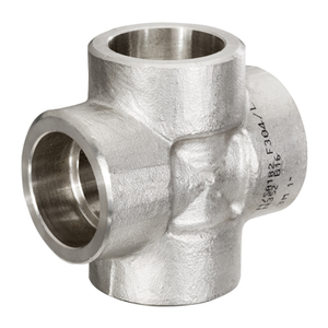 1 in. Socket Weld Cross 304/304L 3000LB Forged Stainless Steel Pipe Fitting