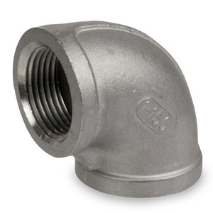 1-1/4 in. NPT Threaded - 90 Degree Elbow - 150# Cast 316 Stainless Steel Pipe Fitting