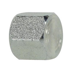 7/8-14 JIC Cap Nut Steel Hydraulic Adapter (Cr3+ Chrome Plated)