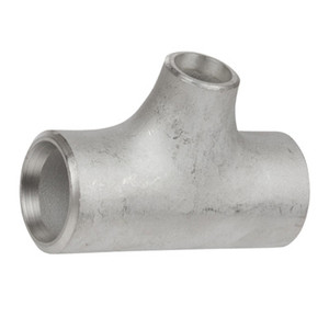 4 in. x 2 in. Reducing Tee - Schedule 40 Welded - 304/304L Stainless Steel Butt Weld Pipe Fitting