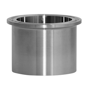 1 in. Tube OD - Tank Ferrule - Heavy Duty (14MPW) 304 Stainless Steel Sanitary Clamp Fitting (3A)
