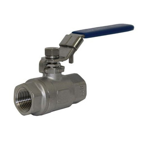 1-1/4 in. NPT Threaded 1000 PSI 2-Piece Full Bore 316 Stainless Steel Ball Valve