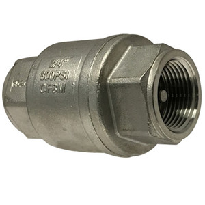 1/2 in. 800 WOG, In-Line Check Valve, High Capacity, Stainless Steel