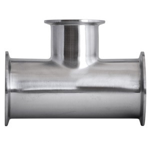 3 in. x 2 in. Clamp Reducing Tee - 7RMP - 316L Stainless Steel Sanitary Fitting (3-A)