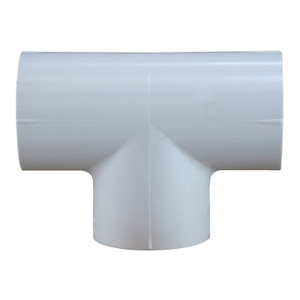 3/4 in. x 1/2 in. PVC Slip Tee, PVC Schedule 40 Pipe Fitting, NSF 61 Certified