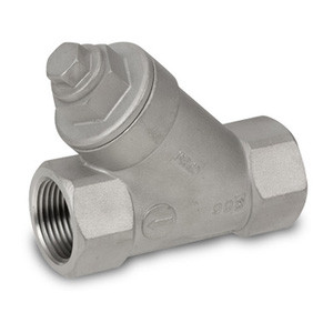 1/4 in. NPT Threaded - 800# CWP/150# WSP - 20 Mesh Screen - 316 Stainless Steel Wye Strainer Valve w/ Blow Down Plug