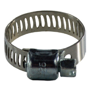 11/16 in. to 1-1/2 in. Miniature Worm Gear Clamp, 5/16 Band, 300 Series