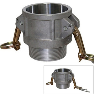 1-1/4 in. Type B Coupler Aluminum Female Coupler x Male NPT Thread Camlock Fitting