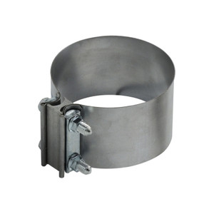 2 in. Aluminized Steel Butt Exhaust Hose Clamp