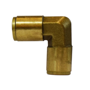 1/8 in. Tube OD, Push-In Union Elbow, Brass Push to Connect Fittings