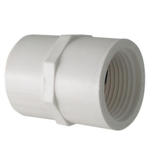 1/2 in. PVC Slip x FIP Adapter, PVC Schedule 40 Pipe Fitting, NSF 61 Certified