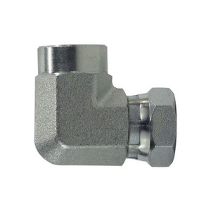 1-1/4 in. FNPT x 1-1/4 in. FNPSM Steel Female Union Elbow Swivel Hydraulic Adapter