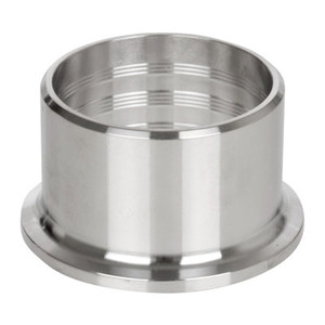 4 in. Roll-On Ferrule (14RMP) 316L Stainless Steel Sanitary Clamp Fitting (3A)