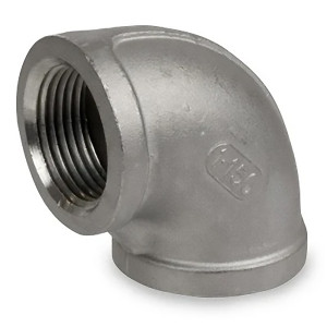 4 in. NPT Threaded - 90 Degree Elbow - 150# Cast 316 Stainless Steel Pipe Fitting