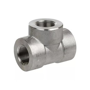 3/8 in. NPT Threaded - Tee - 316/316L Stainless Steel - 3000# Forged Pipe Fitting - A/SA182
