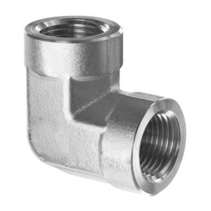 1/4 in. x 1/4 in. FNPT Threaded - Female 90 Degree Elbow - 316 Stainless Steel High Pressure Instrumentation Pipe Fitting (PSIG=6,300)