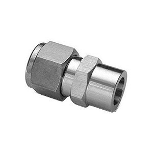 3/8 in. Tube x 3/8 in. Socket Weld Union 316 Stainless Steel Fittings Tube/Compression