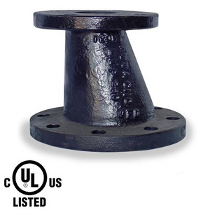 14 in. x 12 in. Eccentric Reducer - 150 LB Ductile Iron Flanged Pipe Fitting