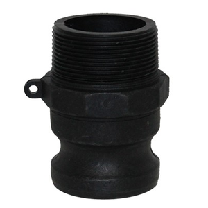 3 in. Type F Adapter Polypropylene Male Adapter x Male NPT Thread, Cam & Groove/Camlock Fitting