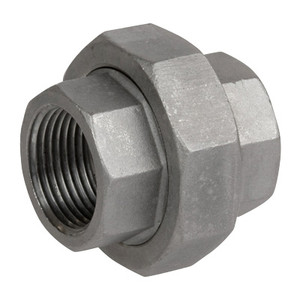 1-1/2 in. Female Union - 150# NPT Threaded 316 Stainless Steel Pipe Fitting
