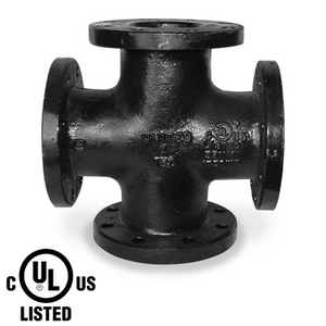 12 in. 125 lb. Cast Iron Flanged Pipe Fitting Cross