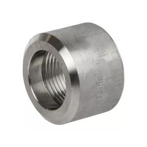 1/8 in. NPT Threaded - Half Coupling - 316/316L Stainless Steel - 3000# Forged Pipe Fitting - A/SA182