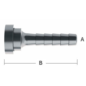 5/32 in. Barb Stem for 5/16 in. Nut, 303 Stainless Steel Beverage Fitting