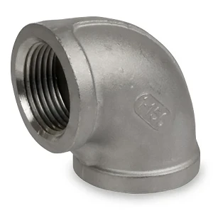 3 in. NPT Threaded - 90 Degree Elbow - 150# Cast 316 Stainless Steel Pipe Fitting