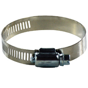 #12 Worm Gear Clamp, 316 Stainless Steel, 1/2 in. Wide Band Clamps, 600 Series
