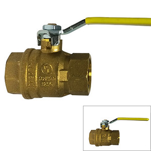 2-1/2" 600 WOG, CSA Full Port Italian Ball Valve, Reversible Handle