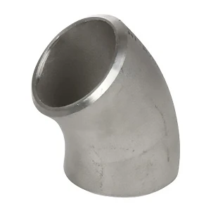 2-1/2 in. NPS - 45 Degree Elbow - Schedule 10 Welded - A/SA403 304/304L Stainless Steel Butt Weld Pipe Fitting - B16.9