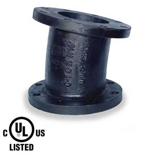 8 in. 11-1/4 Degree Elbow - 150 LB Ductile Iron Flanged Pipe Fitting