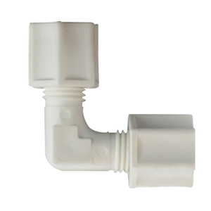 3/8 in. Polypropylene Compression Union Elbow, FDA & NSF Listed