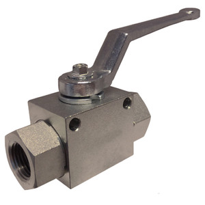 1-1/4 in. NPT Threaded High Pressure Reduced Port 2-Way Ball Valve, Working Pressure: 5000 PSI