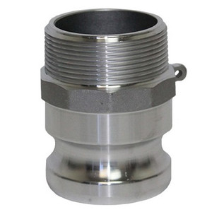1-1/2 in. Type F Adapter Aluminum Male Adapter x Male NPT Thread Camlock Fitting