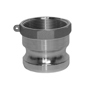 1/2 in. Male Adapter x Female NPT Thread - Type A Adapter - Aluminum Camlock Fitting