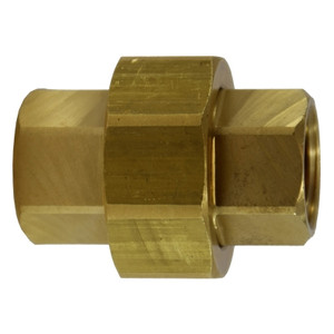 3/8 in. Union, FIP x FIP Connection, NPTF Threads, Up to 1200 PSI, Brass, Pipe Fitting