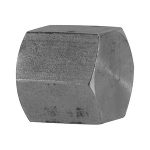 1 in. NPT Threaded - Female Cap - Steel Pipe Fitting (Cr3+ Chrome Plated)