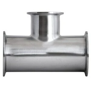 3 in. Tube OD x 1-1/2 in. Tube OD - Clamp Reducing Tee - 7RMP - 304 Stainless Steel Sanitary Fitting (3-A)