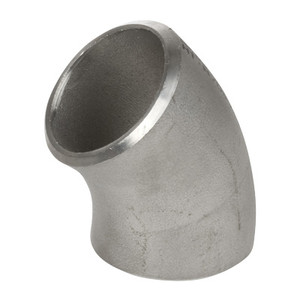 1/2 in. 45 Degree Elbow - SCH 80 - 304/304L Stainless Steel Butt Weld Pipe Fitting