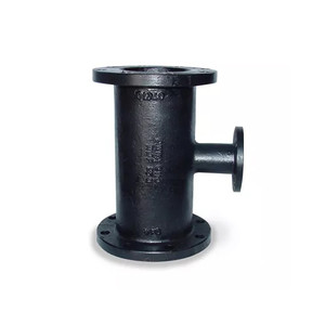 8 in. x 3 in. Reducing Tee - 150 LB Ductile Iron Flanged Pipe Fitting (Reduces on Branch) - UL Listed