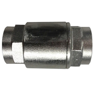 1-1/2 in. 300 WOG, 2 Piece Barrel Type Spring Check Valve, Stainless Steel