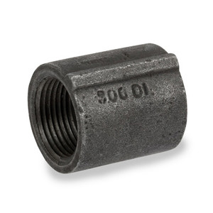1 in. Pipe Fitting Ductile Iron Straight Coupling with Ribs, 300# WSP, UL/FM