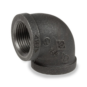 1-1/4 in. Pipe Fitting Ductile Iron 90 Degree Elbow, NPT Threads, 300#, UL/FM