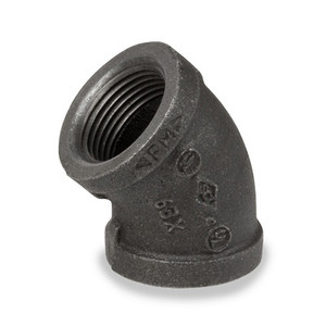 2-1/2 in. Pipe Fitting Ductile Iron 45 Degree Elbow NPT Threaded Class 300 UL/FM (BFO35F3024)