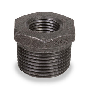 1-1/2 in. x 1 in. Pipe Fitting Hex Bushing Ductile Iron Class 300 NPT Threaded UL/FM