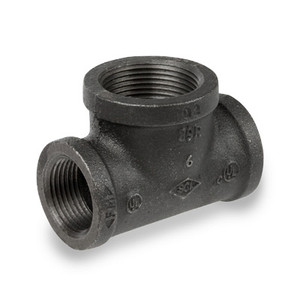 1 in. x 1 in. x 1-1/2 in. Bull Head Tee Pipe Fitting, Ductile Iron Class 300 NPT UL/FM